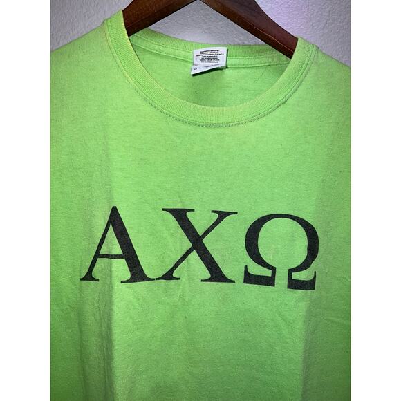 Vintage Powder Puff Shirt College Phi Kappa Psi Green Football Tee 2007 M Medium - Picture 3 of 8